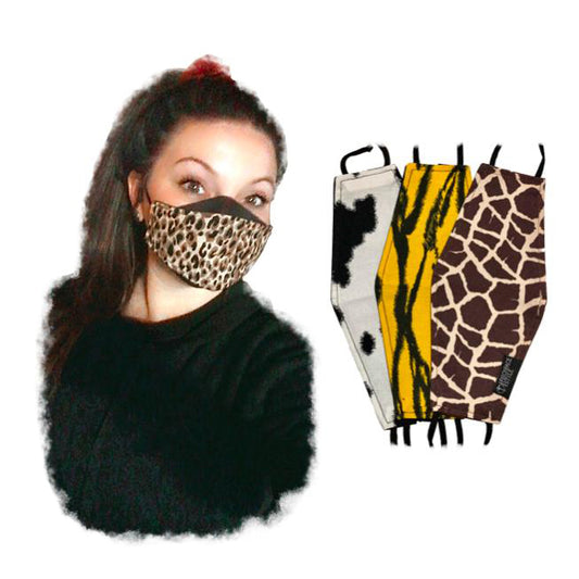 Animal Skins 3-D Style Face Masks