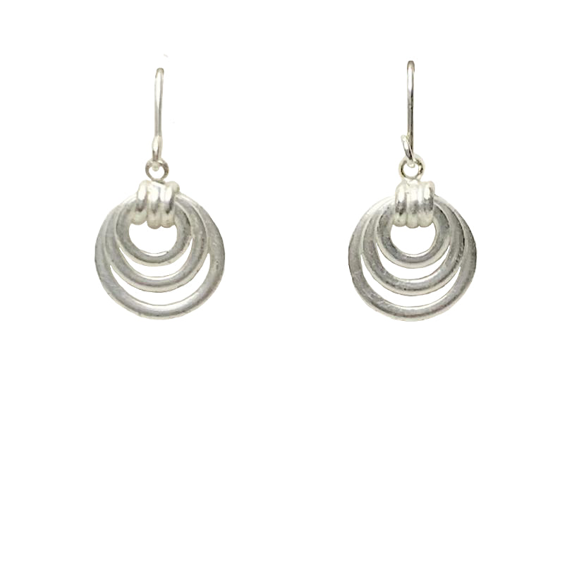 Multi-Circle Drop Earrings