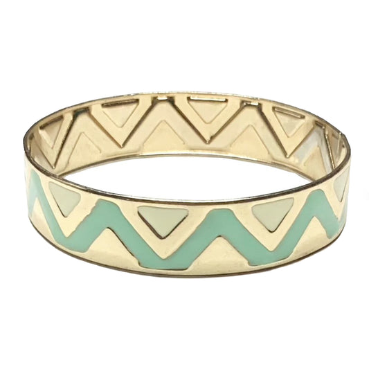 Chevron Bangle Bracelet