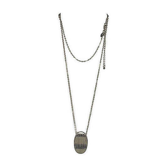 Silver Streak Necklace