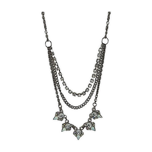 Opal & Crystal Statement Necklace