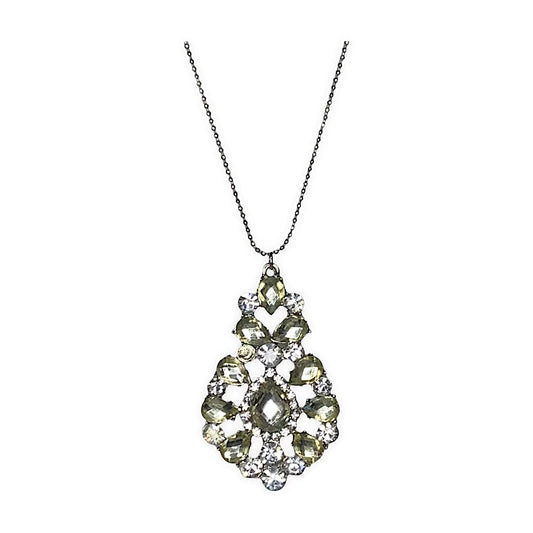 Cg Rhinestone Pendant Necklace