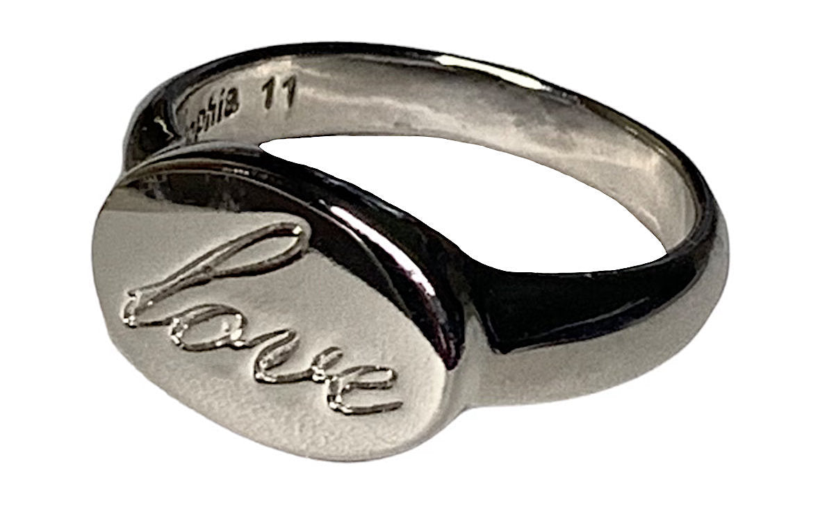 Mini Message Love Ring