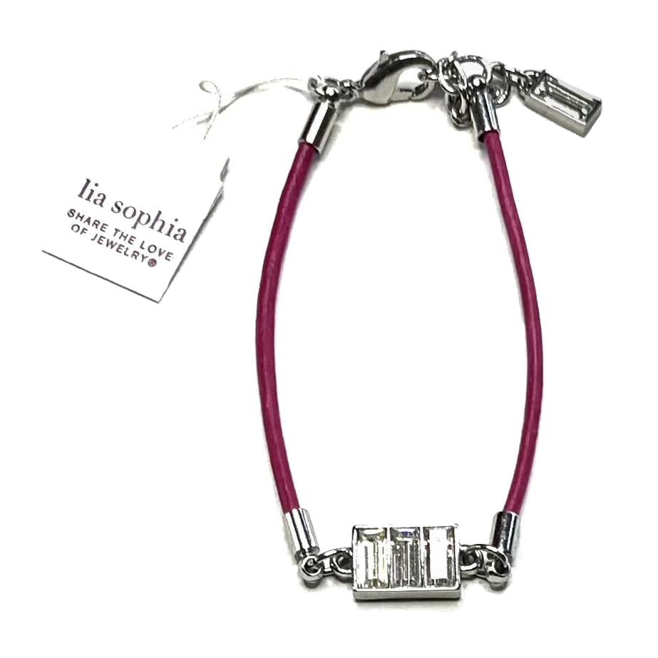 Strawberry Parfait Leather Bracelet