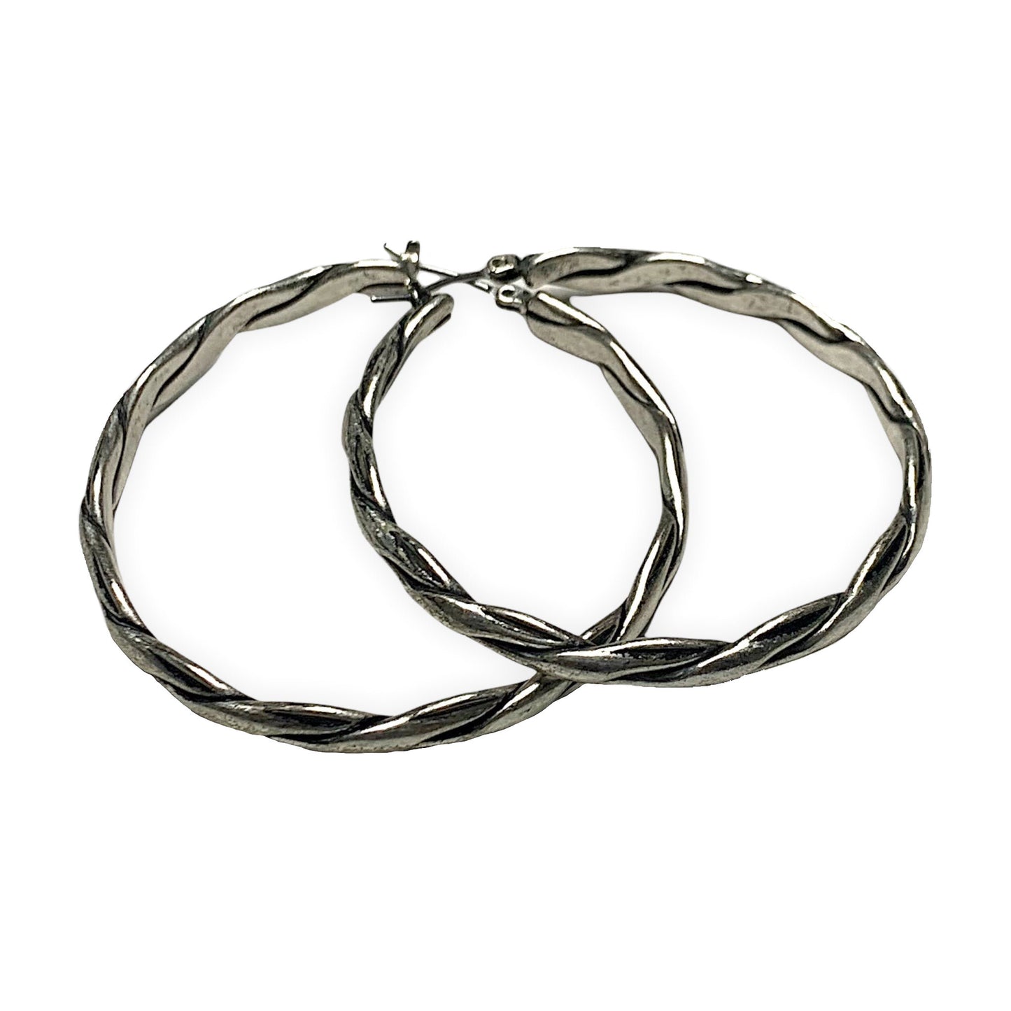 Twisted Hoop Earrings