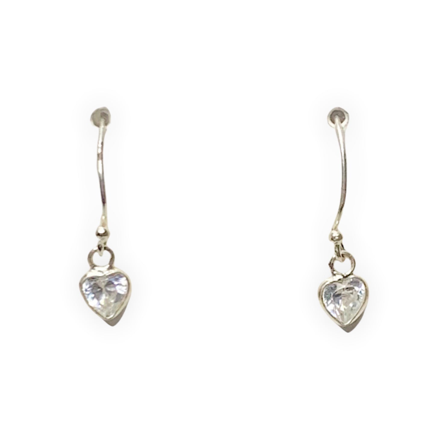 Crystal Heart Earrings